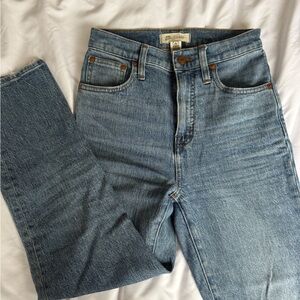 Madewell Light Blue Straight Leg Jeans